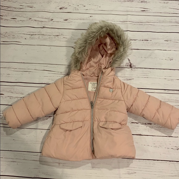 zara baby girl winter jacket